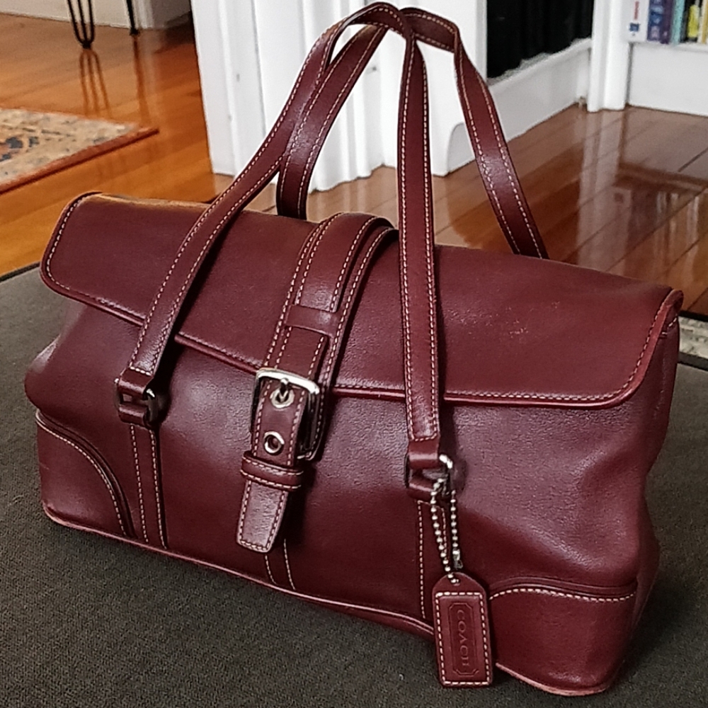 Burgundy Coach Doctor bag